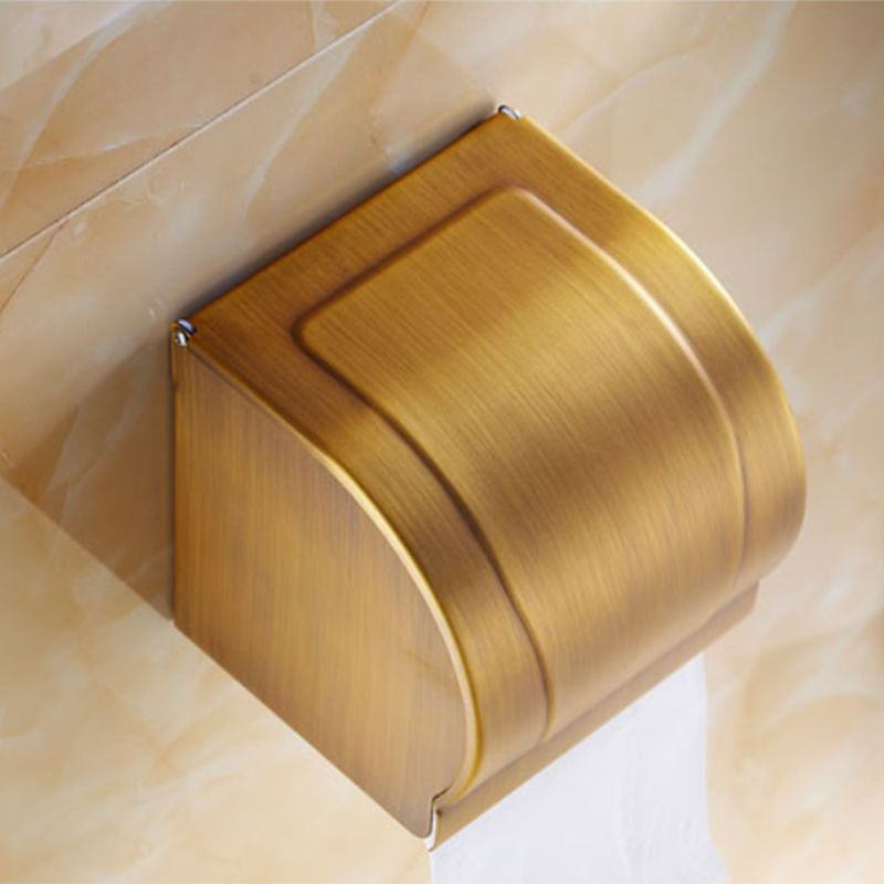 Traditional Brass Bathroom Accessory Set Brushed Bronze Bathroom Set