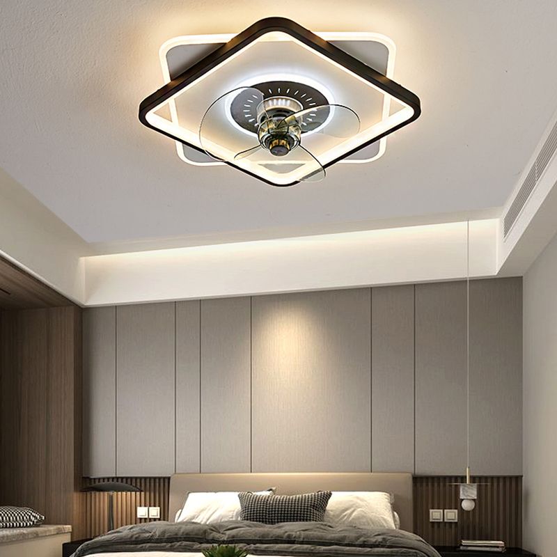 Modern Style Ceiling Fan Lighting Metal Multi Light Ceiling Fan Lighting for Restaurant