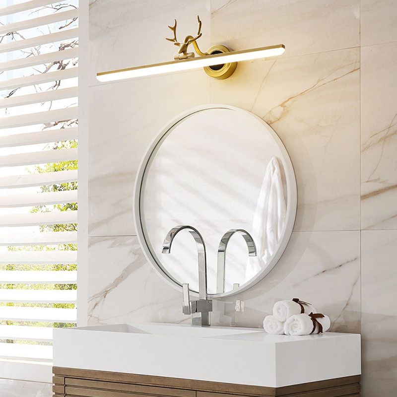 Minimalism Mirror Light Vanity Light Fixtures for Washroom Restroom Powder Room