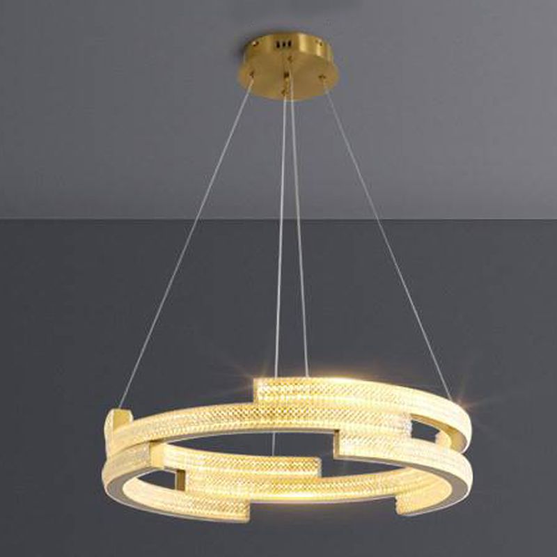 Lustre de style luxe moderne