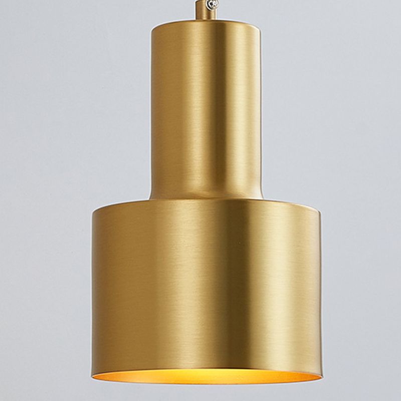 Industrial Style Golden Vanity Light Cylinder Shape Vanity Lamp for Living Room