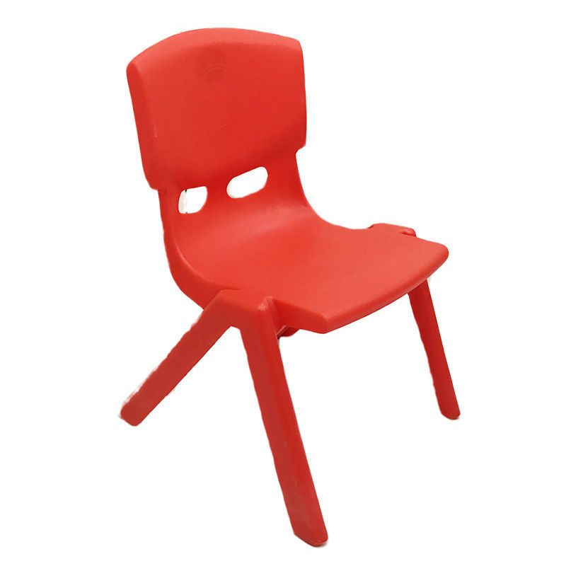 Contemporary Plastic Armless Chair Open Back Kitchen Dining Room Chair