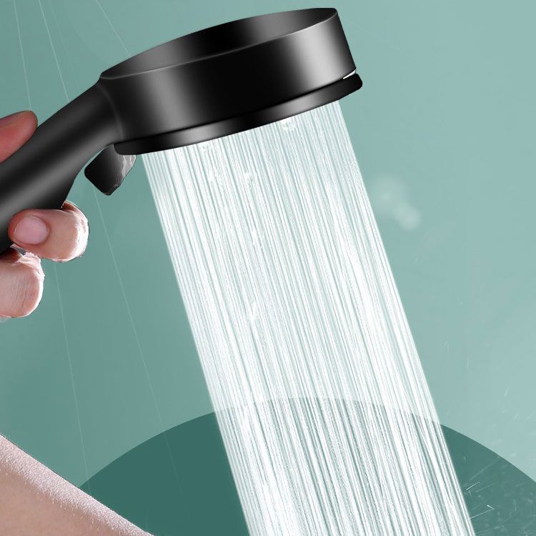 Contemporary Shower Head Combo Handheld Shower Head Plastic Wall-Mount Round Shower Combo