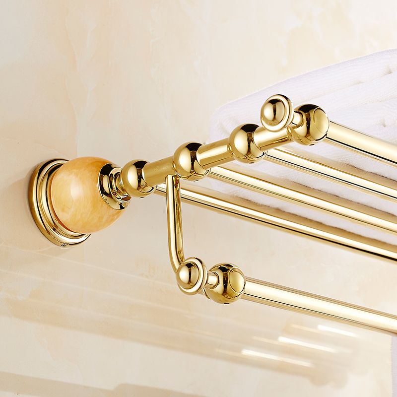 Polished Gold Bathroom Set Metal Bathroom Accessories Hardware Set