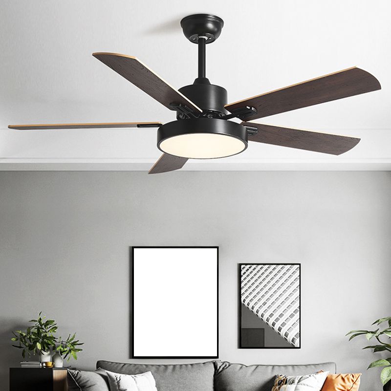 Minimalist Ceiling Fan Light Fixture Modern LED Ceiling Lamp for Bedroom