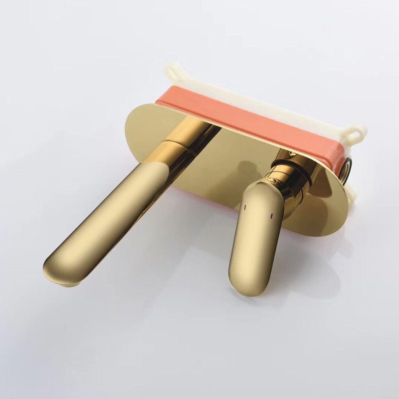 One Hole Faucet One Lever Handle Wall Mounted Bathroom Faucet