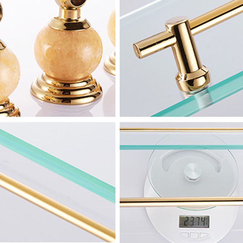 Modern Bathroom Accessory As Individual Or As a Set in Golden