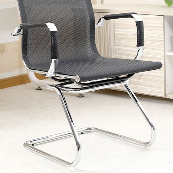 Modern Arms Included Office Chair No Distressing Chrome Frame Chair