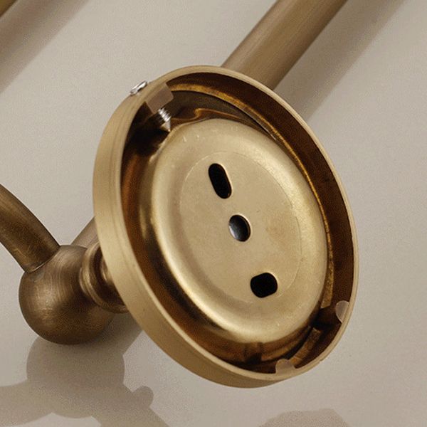 5-Piece Traditional Bathroom Accessory As Individual Or As a Set in Brushed Brass