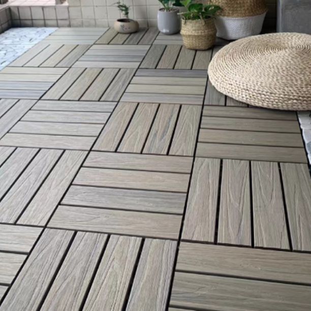 Deck Plank Loose Lay Wood Flooring Tiles Garden Outdoor Flooring