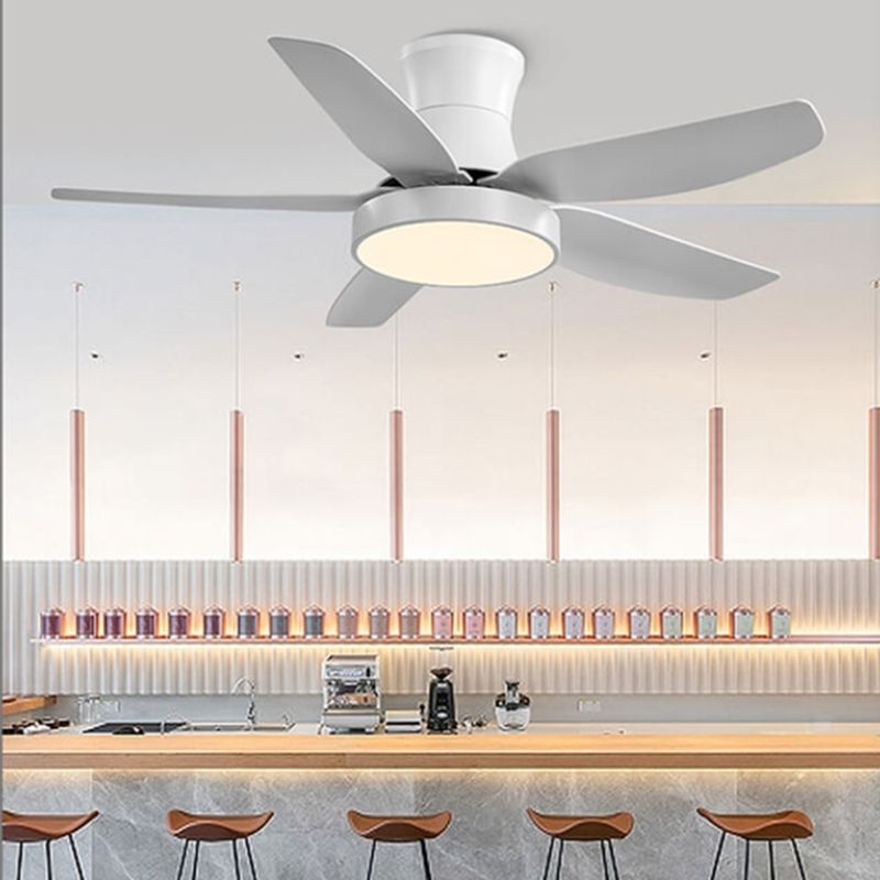 Unique Shape Metal Ceiling Fan Lighting Kids Style 1 Light Ceiling Fan Lamp