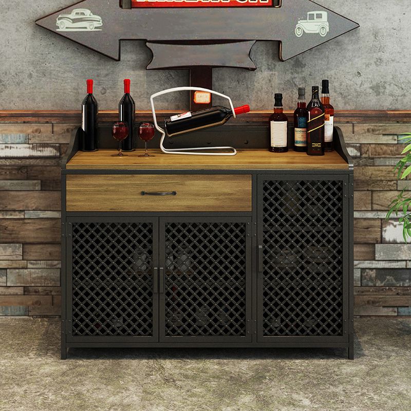 Contemporary Style Side Board Metal Sideboard with Door for Kitchen