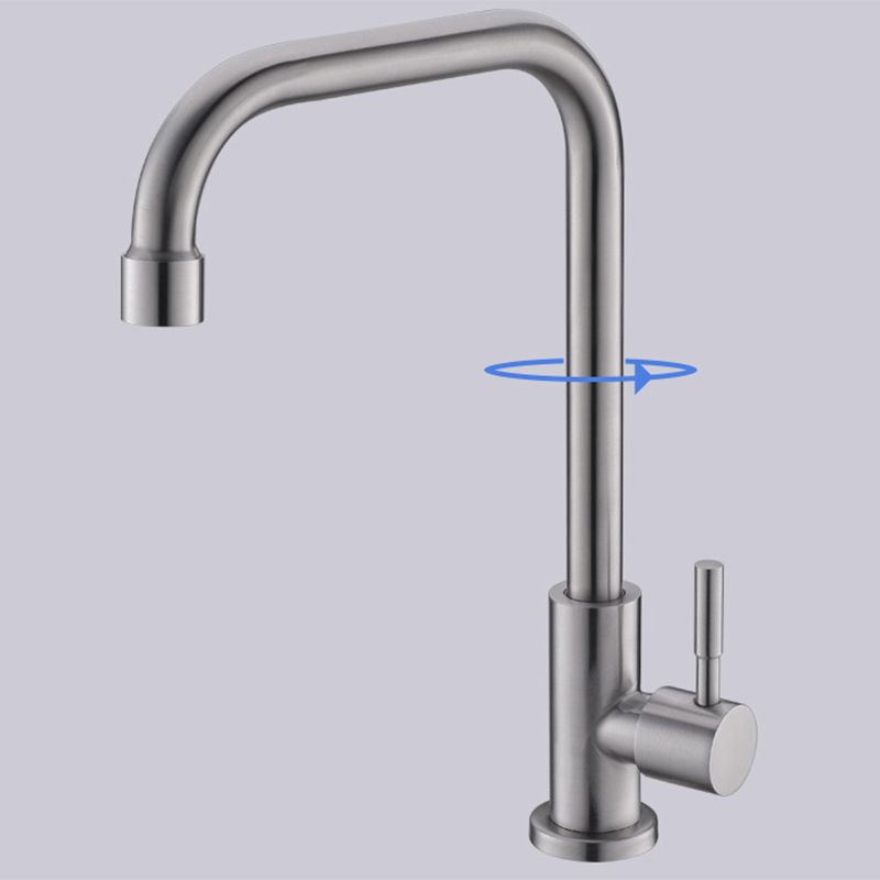 Modern Pot Filler 304 Stainless Steel 1-Handle High Arch Kitchen Faucet