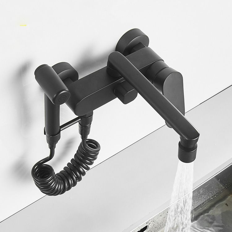 Metal Bath Faucet Trim Contemporary Lever Handle Tub Faucet Trim