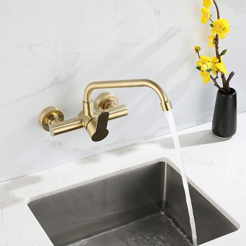 Modern Faucet 1-Handle 2-Hole  Single Level Low Profile Pot Filler Faucet