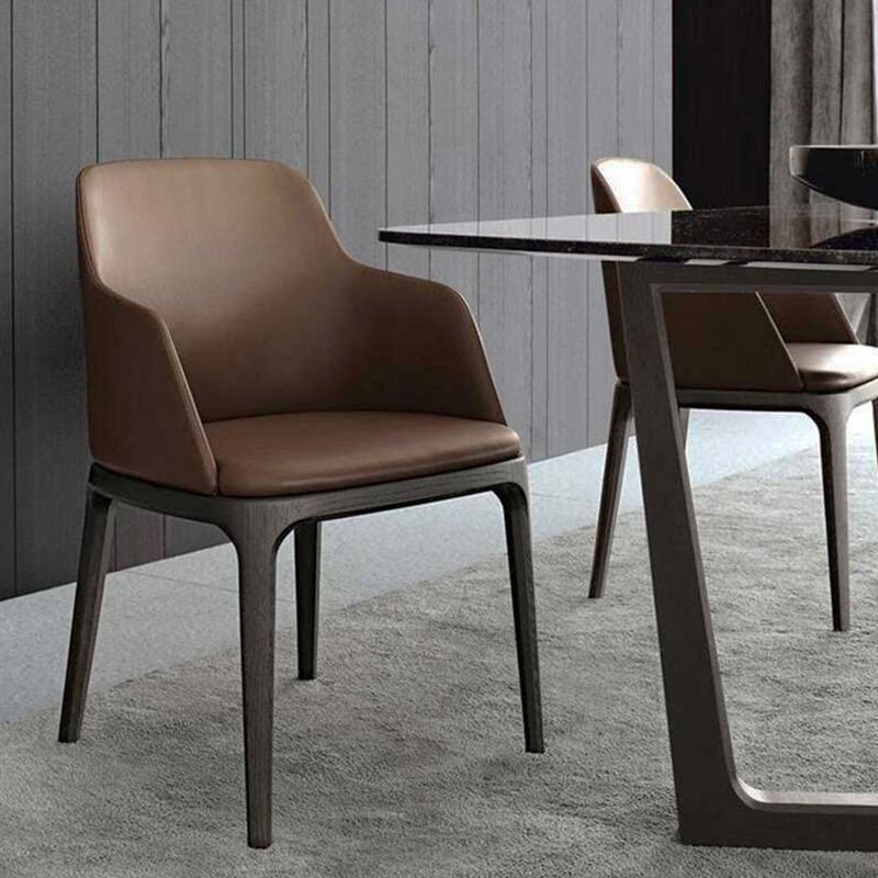 Arml Dining Chairs Modern Faux Leather Side Chairs for Dining Room