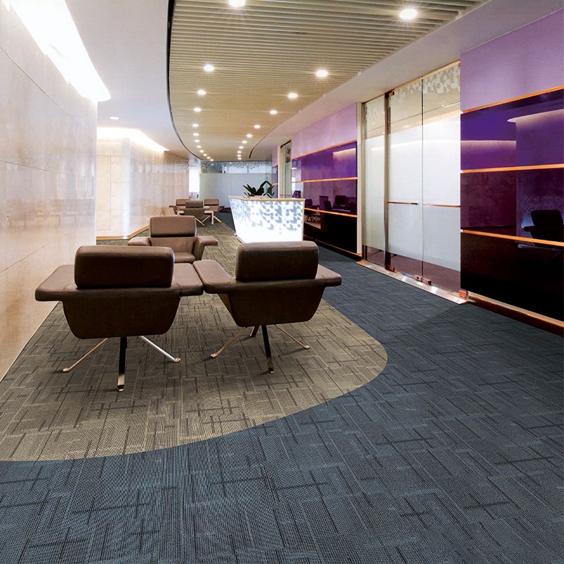 Non-Skid Level Loop Carpet Tile Self Adhesive Indoor Office Carpet Tiles