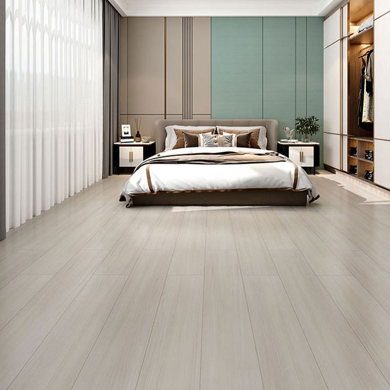 Modern Style Floor Tile Pure Color Wooden Effect Straight Edge Rectangle Floor Tile