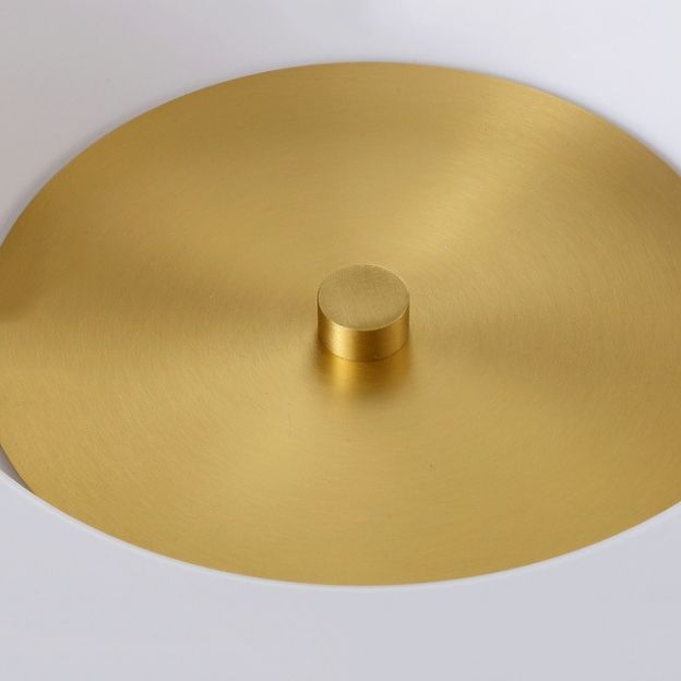 Contemporary Ceiling Lighting Gold Flush Mount Fixture with Acrylic for Bedroom