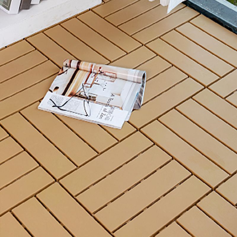 Modern Style WPC Flooring Anti-corrosion Square Wood Flooring