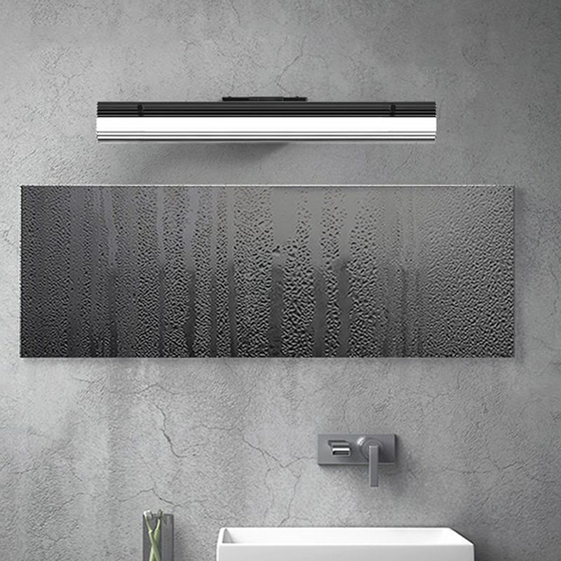 Modernism Bath Bar Vanity Lighting Black LED Light for Bathroom