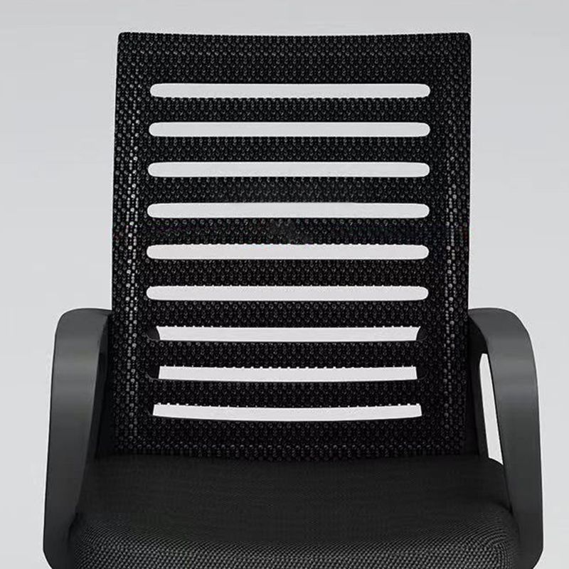 Modern Metal Conference Chair No Wheels Black Conference Chair