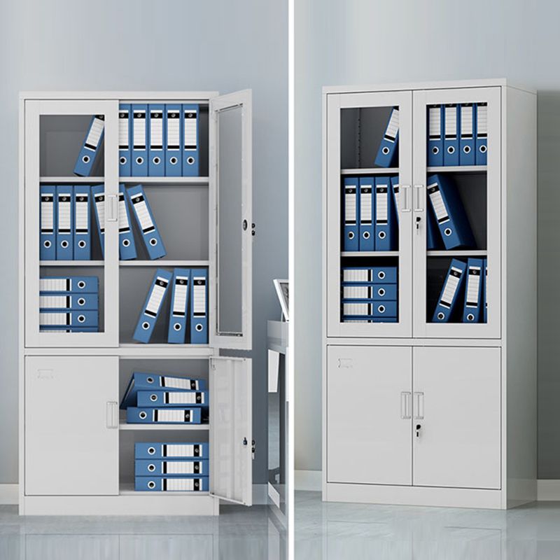 Modern Vertical Cabinet Metal Filing Cabinet with Lock and Storage