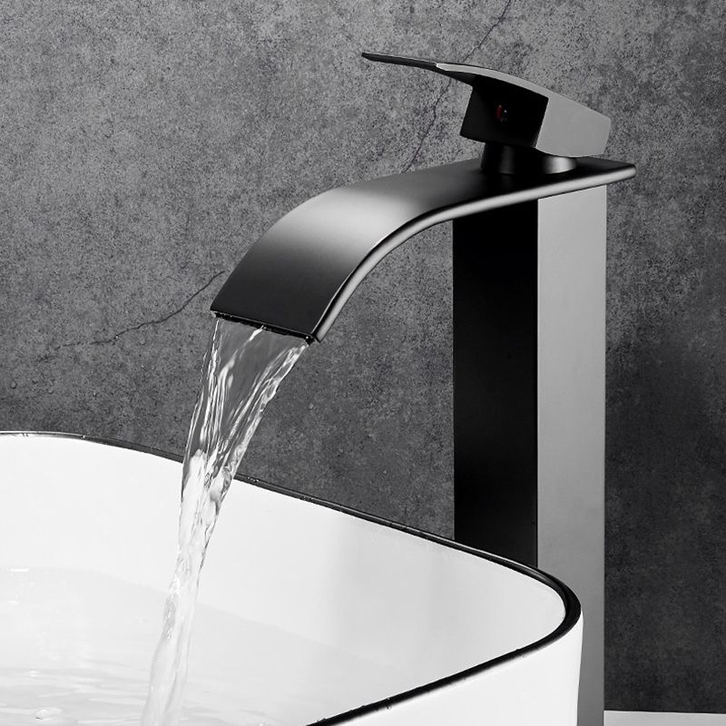 Vessel Sink Faucets One Lever Handle Modern Faucets for Bathroom