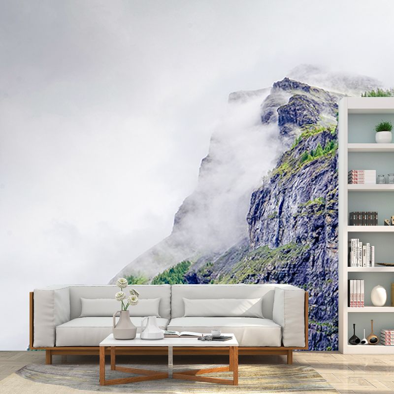 Environment Friendly Photography Mountain Wall Mural Sitting Room Wallpaper