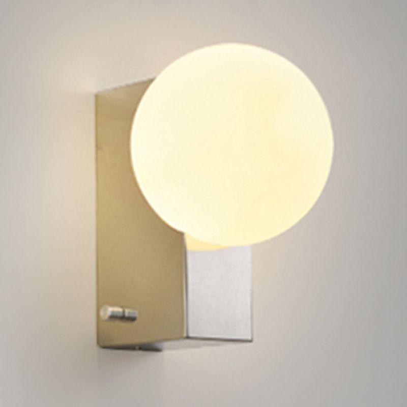 Creative Wall Light Fixture Glass Wall Light Sconce for Living Room