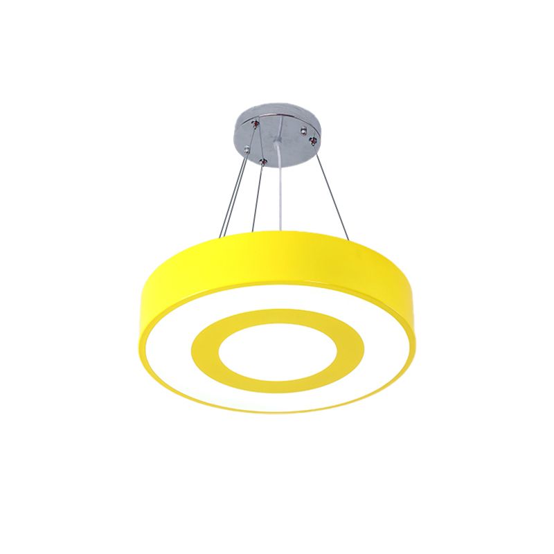 Macaron Colored Lollipop Hanging Light Kids Acrylic LED Pendant Light for Nursing Room