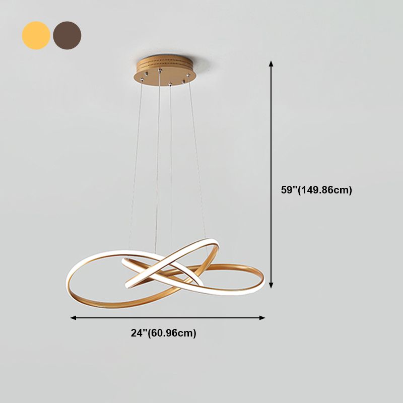 Cycle Schatten Kronleuchter Licht moderne Metall 1 helle Kronleuchterbeleuchtung