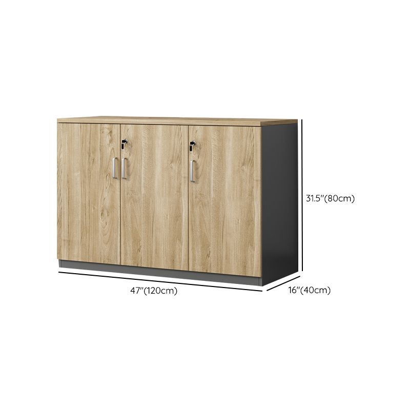 Contemporary Lateral Filing Cabinet Engineered Wood File Cabinet    with Storage