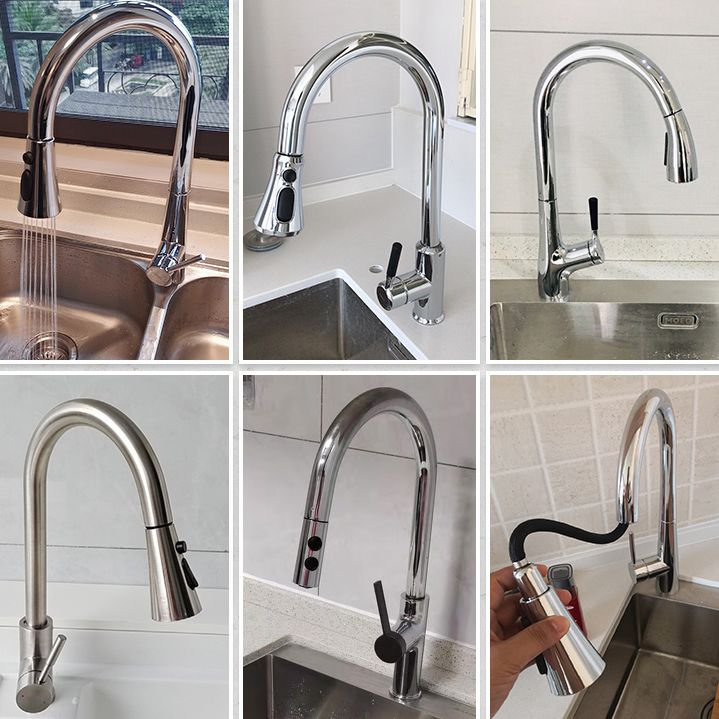 Traditional Kitchen Faucet Solid Color Standard Kitchen Faucet