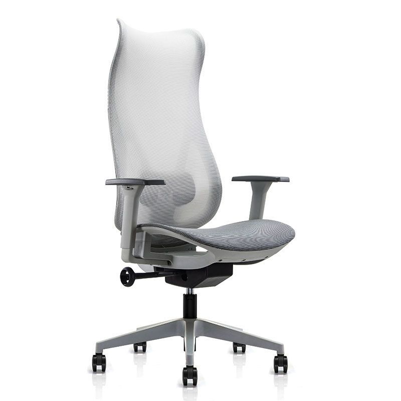 Contemporary Arm Chair Adjustable Arms Adjustable Seat Height Swive Office Chair