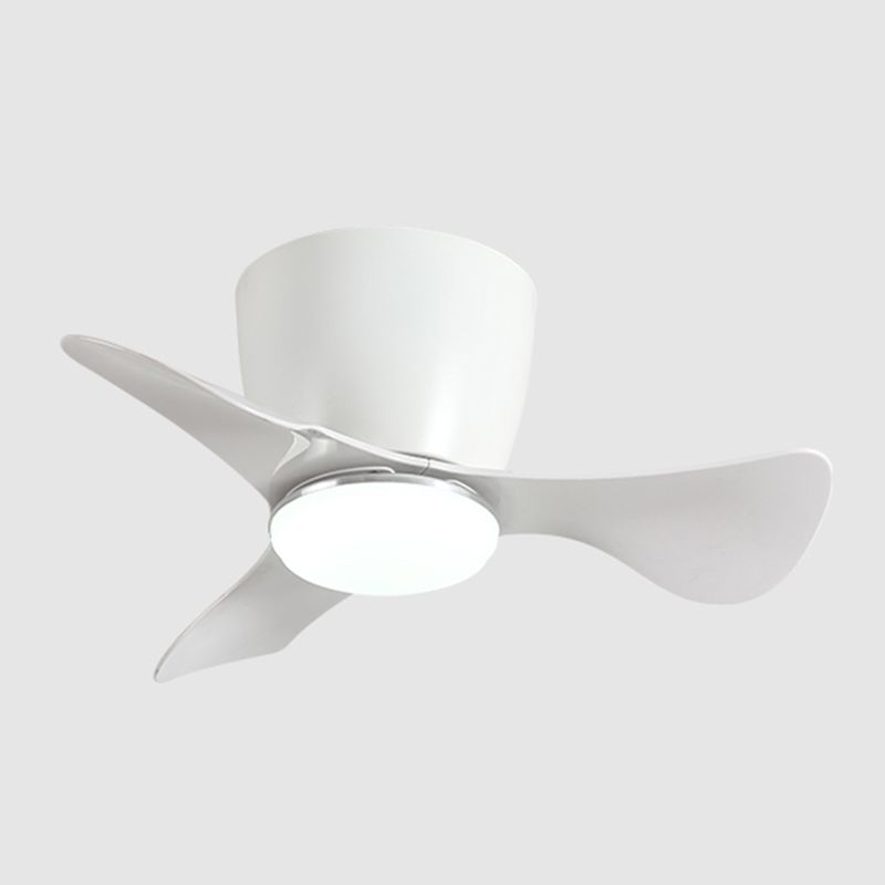 Fan Shape Metal Ceiling Fans Modern 1-Light Ceiling Fan Lamp Fixture