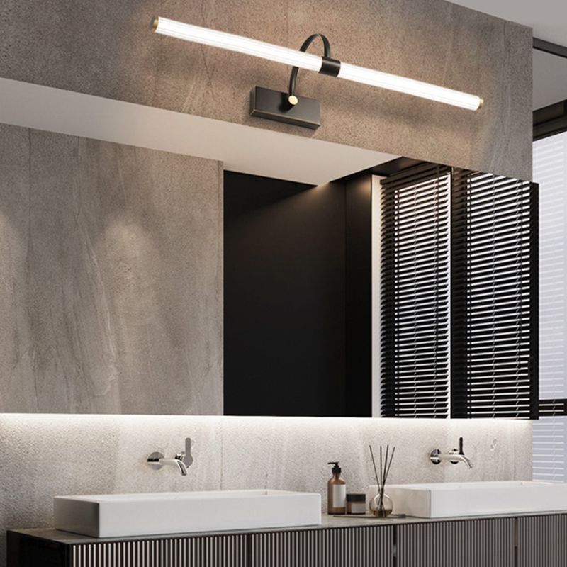 Accesorio de lámpara de espejo de cilindro Minimalista Metal LED Baño de pared de pared de pared