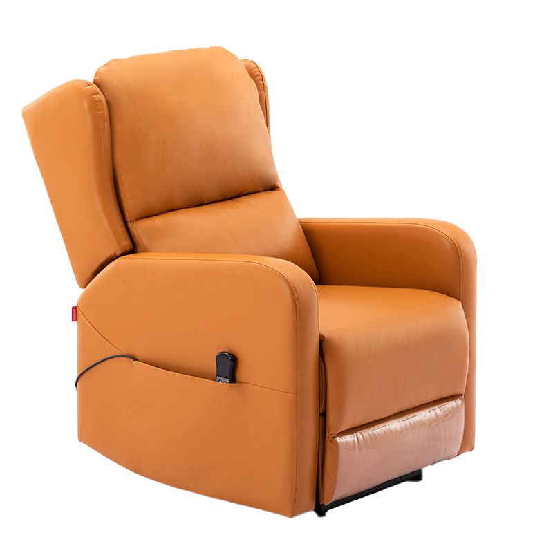 Contemporary Faux Leather Club Chair Recliner Massage Home Theater Recliner