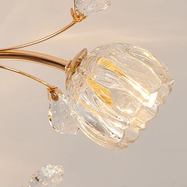 Modern Spherical Ceiling Flush Mount Lights Glass Ceiling Light