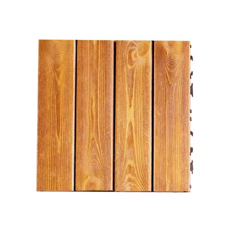 Wood Floor Tile Solid Wood Click-Locking Waterproof Plank Flooring