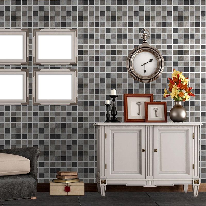 Grid Mosaic Sheet Wall & Floor Tile Mixed Material Outdoor Wall Tile