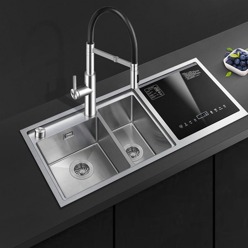 Classic Rectangle Sink Stainless Steel Drop-In Friction Resistant Sink for Kitchen