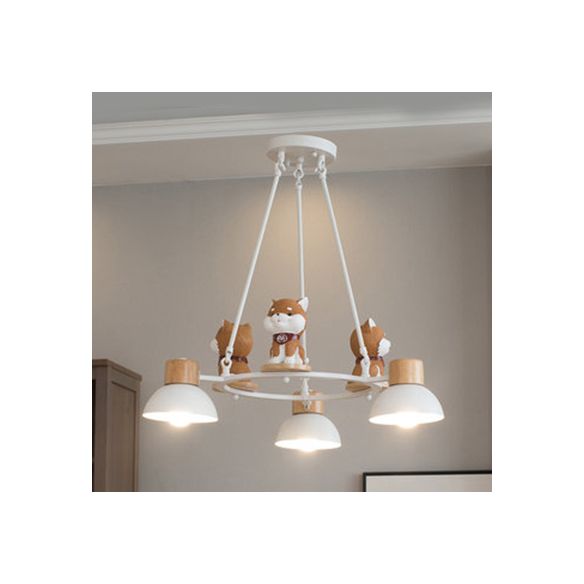 Metal Dog Hanging Pendant Lights Modern Hanging Ceiling Fixtures for Living Room