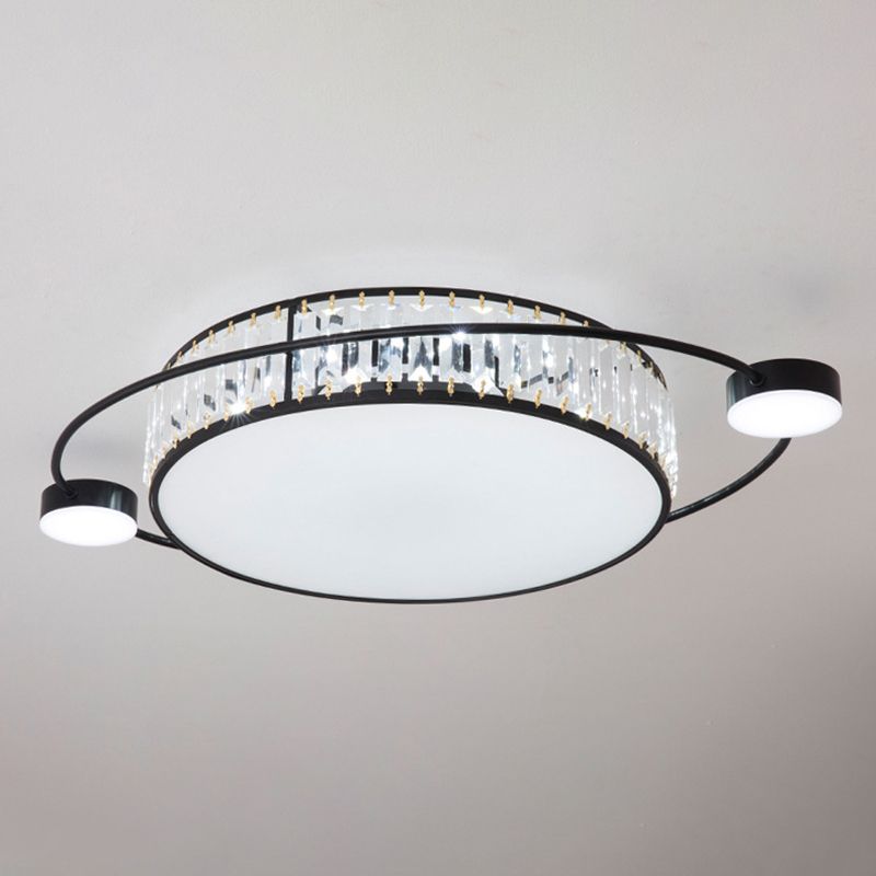 Modern Geometric Ceiling Light Crystal Multiple-Light Flush Ceiling Lights