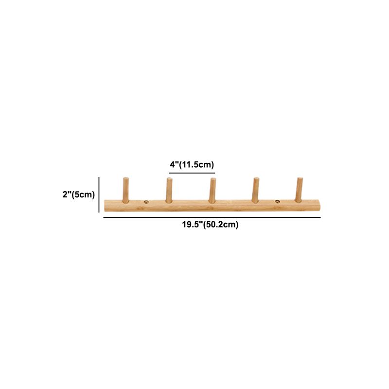 Contemporary Entryway Kit Wood Wall Mounted Hooks No Distressing Included Hall Stand