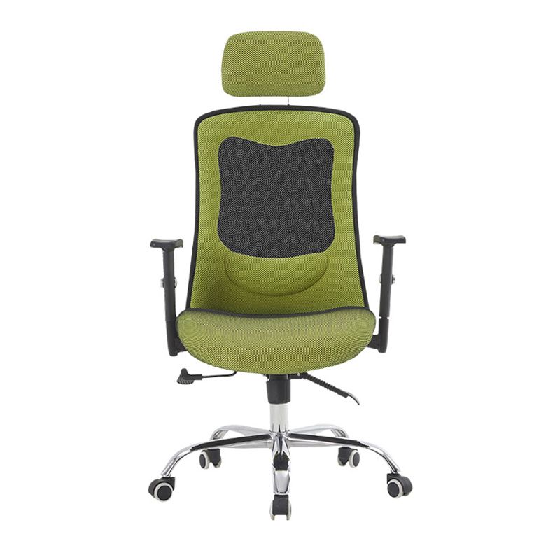 Contemporary Desk Chair Mid-Back Adjustable Seat Height Office Chair