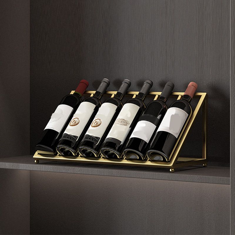 Modern Tabletop or Countertop Free-Stand Wine Rack Kit Metal Wine Racks