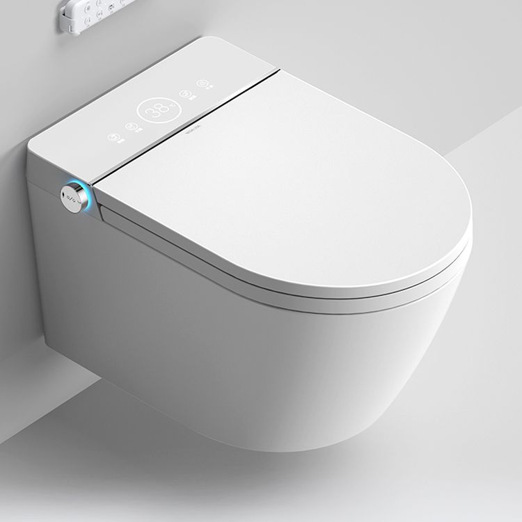 Dual Flush Wall Hung Toilet Set Elongated Wall Mounted Bidet