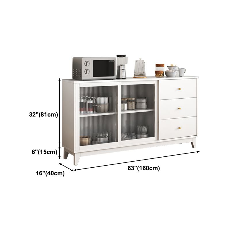 Rectangle Storage Sideboard Contemporary Wooden Kitchen Cabinet