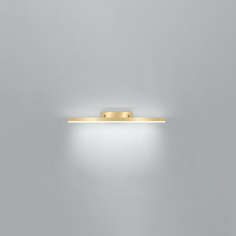 Gold Vanity Wall Light Simple Modern LED Wall Lamp for Bathroom